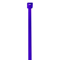 Partners Brand PCT422E Colored Cable Ties, 18#, 4", Purple (Pack of 1000)