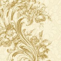 Embossed Lace Royal Elegant Paper Luncheon Napkins Baroque Style Gold 40pcs Christmas