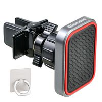 Glamore Magnetic Car Phone Mount, Magnetic Phone Car Mount, Car Phone Mount Magnetic, Magnetic Car Mount Holder for iPhone Xs Max XR X 8 7 Plus 6S 6, Galaxy S9 S8 S7 Edge, LG Note 8 Car Mount (1 Pack)