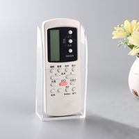 VANCORE Acrylic Remote Control Holder Media Organizer Box - Wall Mounted