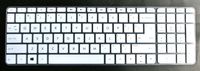 US layout Keyboard Protector Skin Cover for HP 15-ab 15-ac 15-ae 15-af 15-an 15-ak, such as 15-ac121dx, 15-ab220nr, 15-af175nr, 15-af120nr, 15-an051dx, 15-ak020nr(semi-white)