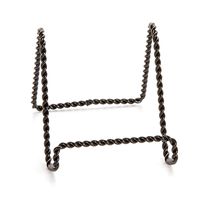 Darice 5202-65 Twisted Wire Easel Stand, 6-Inch, Black