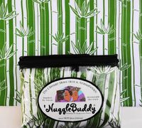'NUGGLEBUDDY Moist Heat & Aromatherapy Organic Rice Pack for Microwave. BAMBOO FOREST Fabric with BAMBOO CITRUS Aromatherapy! Say"Hello" to your NEW Best Friend!