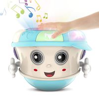 Big Shine Baby Musical Drum Toys with Lights,Sound,Music and Songs.Tumbler Electronic Baby Music Toys for 1 2 3 Year Old Boys and Girls Gifts.