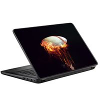 Protective Vinyl Skin Decal for HP 2000 Laptop (2013-14) 15.6" 15" cover sticker skins decals / Fireball Baseball Flames