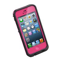 LifeProof FRĒ iPhone 5 Waterproof Case - Retail Packaging - MAGENTA/BLACK