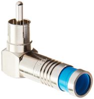 Platinum Tools 18065RA    RCA RG6Q RA Compression, Nickel Plated, 25-Pack