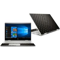 MightySkins Skin Compatible with HP Envy x360 Convertible 15" (2018) - Black Wall | Protective, Durable, and Unique Vinyl Decal wrap Cover | Easy to Apply, Remove, and Change Styles | Made in The USA