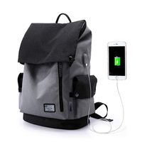 WindTook Laptop Backpack for Women and Men Travel Computer Bag School College Daypack with USB Charging Port Suits 15 Inch Notebook 2238-Gray