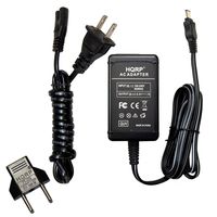 HQRP Replacement AC Adapter/Charger Compatible with Sony HandyCam DCR-TRV20, DCR-TRV22, DCR-TRV25, DCR-TRV27, DCR-TRV30 Camcorder with USA Cord & Euro Plug Adapter