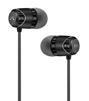 SoundMAGIC E11 Sound Isolating in-Ear Headphones Earphones (Black) + Extra 10 Pieces Quality Eartips