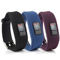 honecumi Watchbands Compatible with Garmin Vivofit 3 / JR/JR.2 Bands Replacement Accessory-Garmin Vivofit 3 Silicone Wristbands Exchange Watch Strap Band Bracelet-Colorful Adjustable Strap-4pcsT7