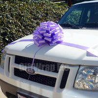 Large Car Bow, 16" Wide - Lavender, Christmas, Gift Basket, Presents, Spring, Decoration, Office, Classroom, Baby Shower, Birthday, Easter