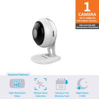 Samsung Wisenet SNH-V6431BN SmartCam 1080p Full HD PoE Wi-Fi Indoor IP Camera