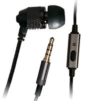 Far End Gear Short Buds 22" Cord Single in-Ear Stereo-to-Mono Earbud + Mic for Armband Music Players