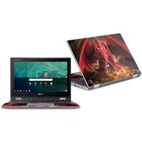 MightySkins Skin Compatible with Acer Chromebook Spin 11" CP311 - Angry Dragon | Protective, Durable, and Unique Vinyl Decal wrap Cover | Easy to Apply, Remove, and Change Styles | Made in The USA