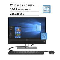 2019 HP Pavilion 24 23.8 Inch FHD All-in-One Desktop Computer (Intel 6-Core i5-9400T up to 3.4 GHz, 32GB RAM, 256GB PCIe SSD, Intel UHD Graphics 630, WiFi, Bluetooth, HDMI, Windows 10 Home)