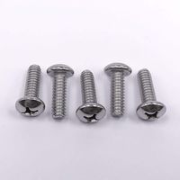 1/4-20 x 3/4" (1/8" to 4" Available) Pan Head Machine Screw, Phillips Drive, 304 Stainless Steel 18-8, Bright Finish, Fully Machine Thread, 50 PCS by Eastlo Fastener