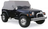 RAMPAGE PRODUCTS 1261 Grey 4 Layer Breathable Cab Cover (fits Over Installed top) for 1976-2006 Jeep Wrangler
