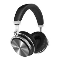 Bluedio T4 Superior Turbine Active Noise Cancelling Bluetooth Headphones with Mic Over-Ear Swiveling Wired and Wireless Headphones Headset for Cell Phone/TV/PC bass Fashion (Black, Upgraded Version)