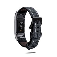 EGENPLUS for Fitbit Charge 2 Bands, Vintage Leather Bands for Fitbit Charge 2 Replacement Accessory Bracelet - 12 Months Warranty