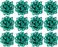 The Gift Wrap Company  Decorative Confetti Gift Bows, Medium, Green, pack of 12