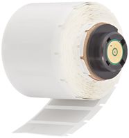 Brady PTL-29-437 Self-Extinguishing Tedlar TLS 2200/TLS PC Link Labels , White (500 Labels per Roll, 1 Roll per Package)
