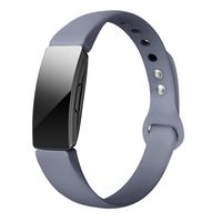 SWEES Silicone Bands Compatible with Fitbit Inspire & Inspire HR & Ace 2, Replacement Soft Thin Band Accessories Small Large for Women Men, Black, White, Blue, Pink, Gray, Wine