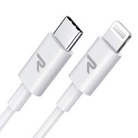 USB C to Lightning Cable 3ft, RAMPOW MFi Certified Fast Charging Cable for iPhone 11/11 Pro/X/XR/XS/XS Max/8/8 Plus/AirPods Pro and More, Supports Power Delivery