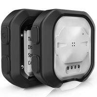 TUSITA Case for Garmin Edge 20 25 - Silicone Protective Cover - Cycling GPS Computer Accessories (Black)