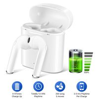 Bluetooth 5.0 Wireless Earphones，Earbuds Stereo In-Ear TWS Wireless Headphones Built - in Mic Headset Premium Sound