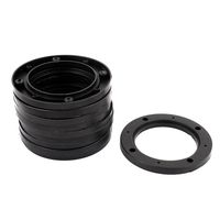 uxcell Car 4 Inch Inner Dia Speaker Spacers 10Pcs Black