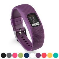 Watbro Compatible with Garmin Vivofit 4 Bands, Silicone Replacement Watch Band Strap for Garmin Vivofit 4 Activity Tracker, Sport Colorful Wristband for Vivofit 4 Smartwatch Women Men Large Small