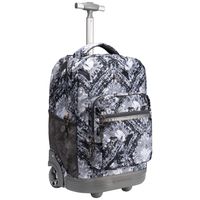 WEISHENGDA 18 inches Wheeled Rolling Backpack for, Style 3 - Gray, Size 18.0