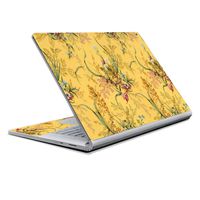 MightySkins Skin Compatible with Microsoft Surface Book 2 13" (2017) - Yellow Marble End | Protective, Durable, and Unique Vinyl Decal wrap Cover | Easy to Apply, Remove | Made in The USA