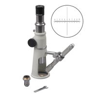 OMAX 100X Portable Inspection Microscope with Pen Light and Reticle Eyepiece