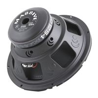 Massive Audio TKO12S4 TKO Series. 12 Inch, 600 Watt, 8mm Top Plate, Single 4 Ohm Car Subwoofer. Sold Individually.