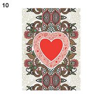 bromrefulgenc Holiday Hanging Sign,Fashion Valentine's Day Garden Flag Festival Love Heart Flower Letter Banner - 10#