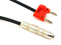 Conquest Sound BF18 1.5 18-Inch 12 Gauge Speaker Cable Adapter Banana to 1/4-Inch Female