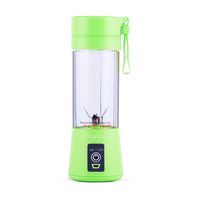 [Upgraded Version] Personal USB Juicer Cup ,Portable Juicer Blender ,Household Fruit Mixer - Six Blades in 3D,Rechargeable Fruit Mixing Machine For Baby Travel 380ml(green)