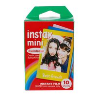 zobeen 10 Sheets Rainbow Lace Instant Photo Paper Mini7 8 25 70 90 Polaroid Camera Film