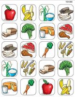 Teacher Created Resources Food Pyramid Stickers, Multi Color (1381)