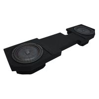 Compatible with 2002-2015 Dodge Ram Quad or Crew Truck Kicker CompVT CVT10 Dual 10" Sub Box Enclosure - Final 2 Ohm
