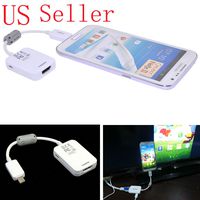 FYL MHL 2.0 Micro USB to HDMI HDTV TV AV 3D Video Adapter Cable for Galaxy S5 S4 S3