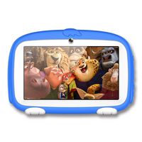 Excelvan Q738 Kids Tablets, 7inch Kids Android Tablets for Kids, 1G+16G Android 9.0 Kids Tablets, GMS Certified with WiFi Parental Control, Bionic Desin (Blue)