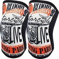 AEOLOS Knee Sleeves(1 Pair),7mm Thick Compression Knee Braces Offer Strong Support for Weightlifting,Powerlifting,Crossfit,Bodybuilding,Squats,Gym and Other Sports (Small, White2)