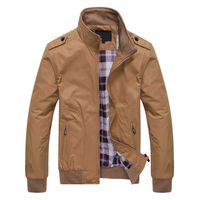 for Men Coat.AIMTOPPY Men's Casual Pure Color Long Sleeve Zip Jacket Windbreaker Jacket