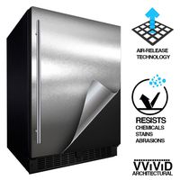 VViViD Architectural Stainless Steel Film (Satin finish, Chrome color) 36 inch x 60 inch