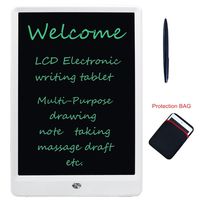 LCD Writing Tablet 10-inch Portable LCD Writing Board Can Be Used As Drawing Board Bulletin Board Family Note Daily Planner Learning Tools Gift For Kids Student Office Worker, White