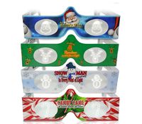 3D Christmas Glasses - 4 Pack Variety - Turn Holiday Lights Into Magical Images For A Christmas Experience. Our USA MADE Holiday Specs Are Excellent For Entertaining Family, Friends & Colleagues
